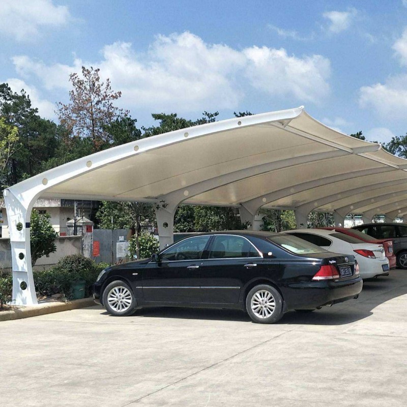 Tente préfabriquée de structure d\'ombre d\'espace de stationnement de cadre en acier 10 à vendre